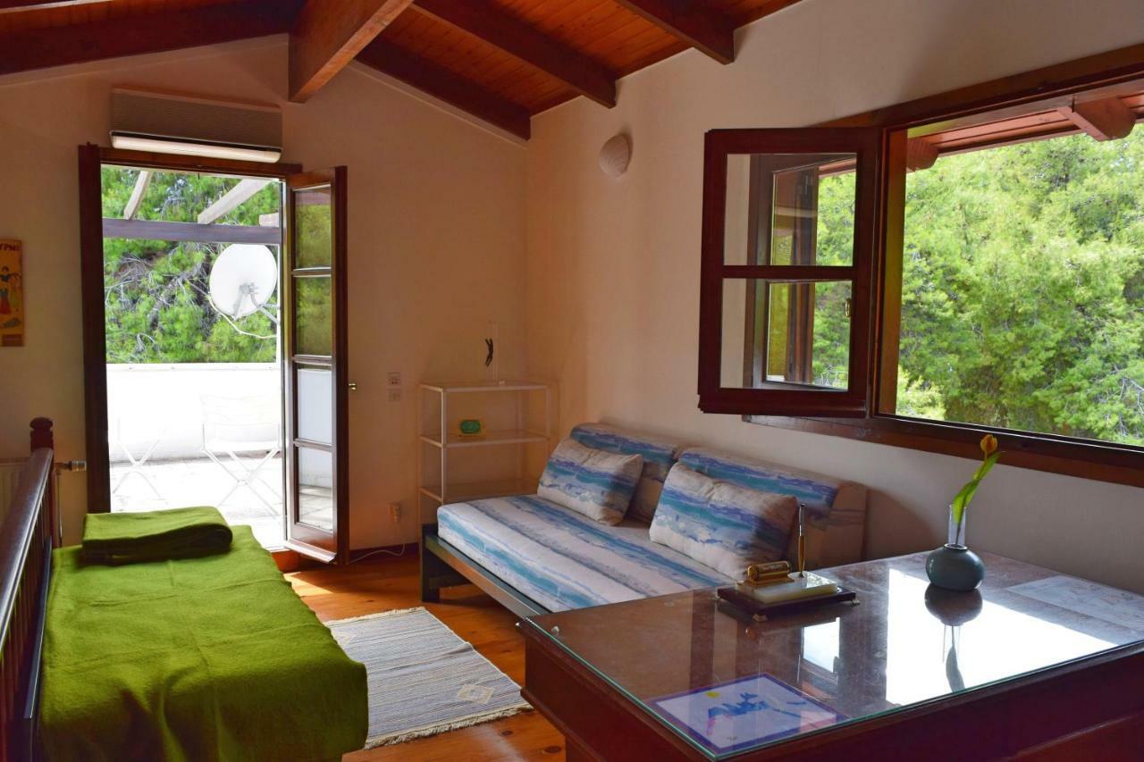 Seaside Villa In Alikes, Chalkida Дросия Екстериор снимка