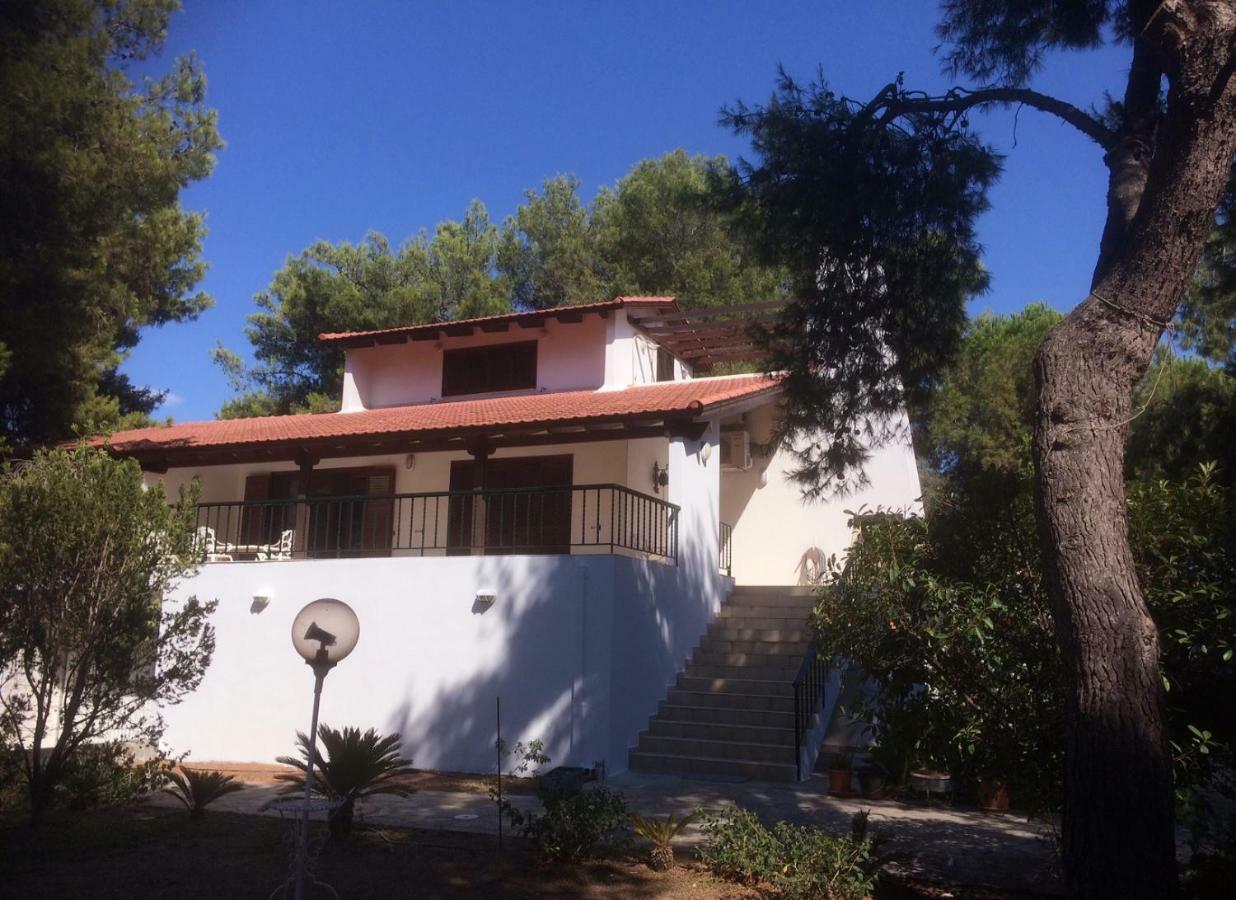 Seaside Villa In Alikes, Chalkida Дросия Екстериор снимка